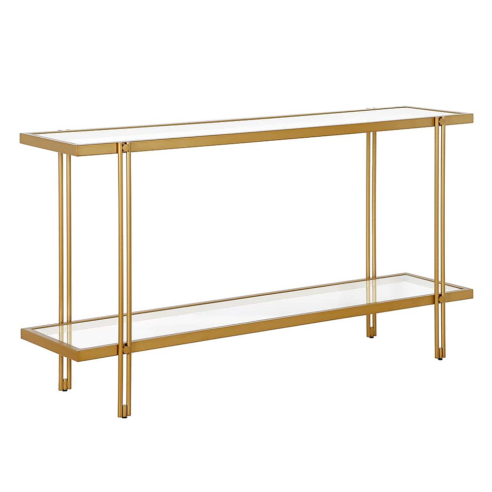 Angle View: Camden&Wells - Cortland Console Table - Brass