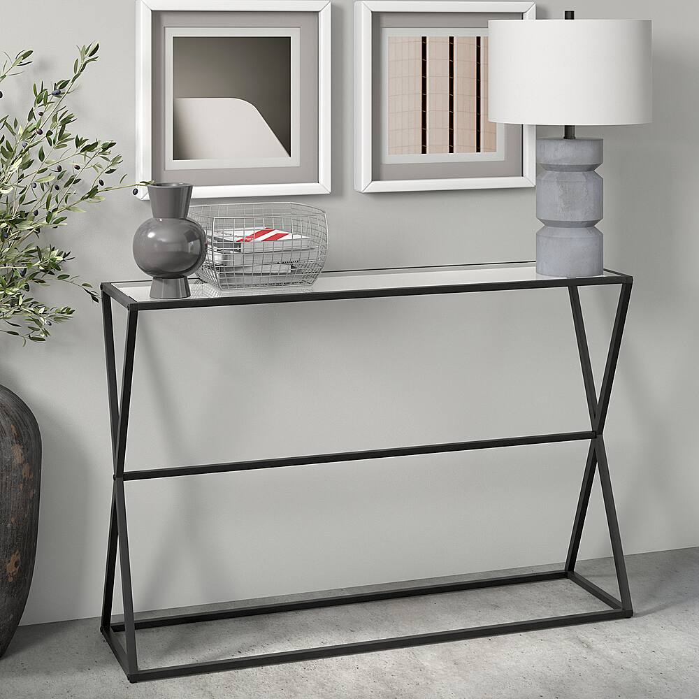 Alt View 11. Camden&Wells - Cortland Console Table - Blackened Bronze.