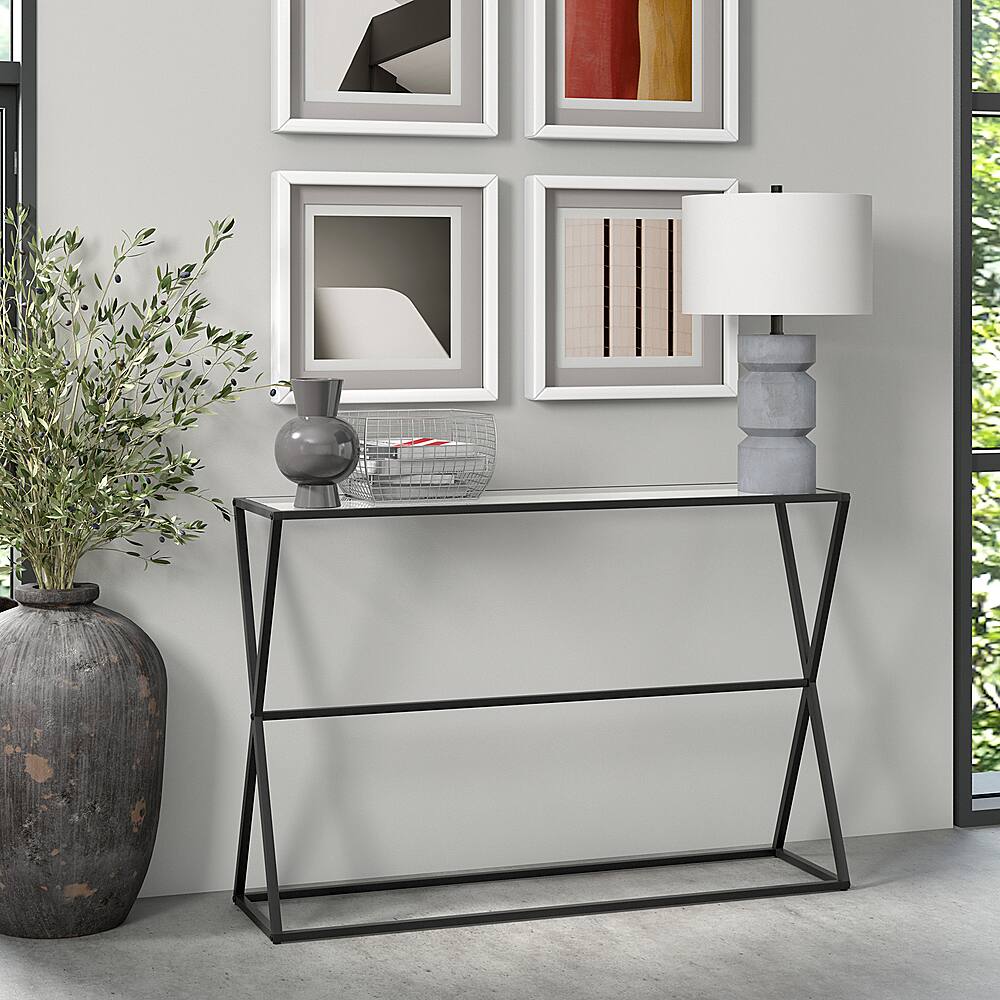 Alt View 12. Camden&Wells - Cortland Console Table - Blackened Bronze.
