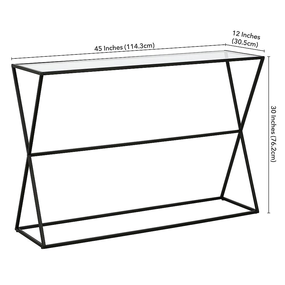 Alt View 13. Camden&Wells - Cortland Console Table - Blackened Bronze.