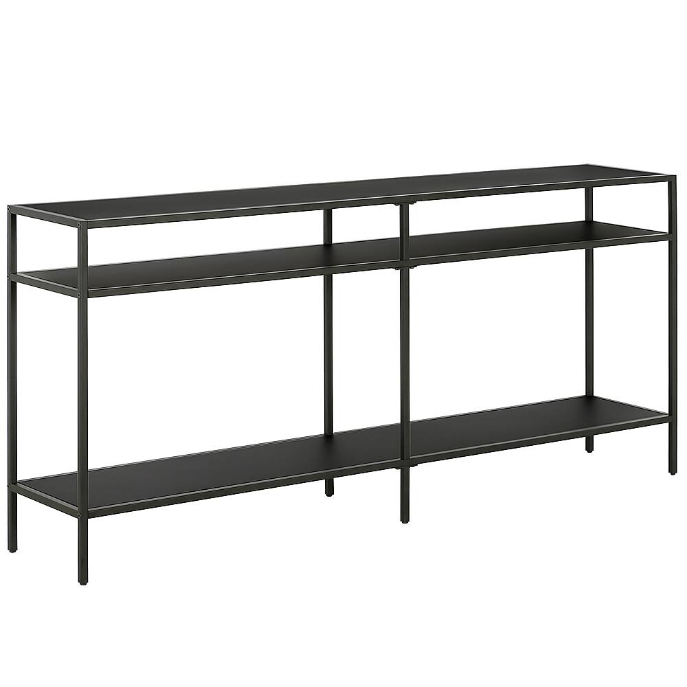 Angle. Camden&Wells - Sivil Console Table - Blackened Bronze.