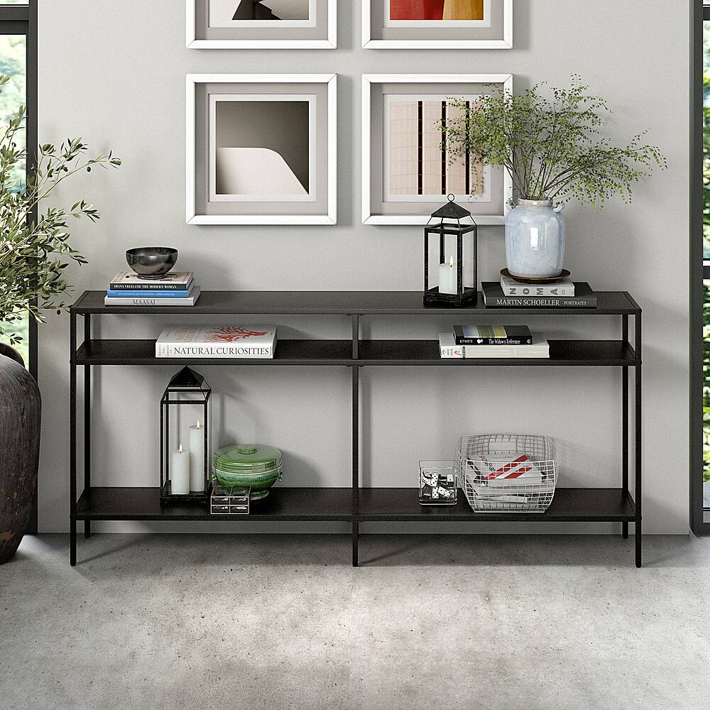 Alt View 16. Camden&Wells - Sivil Console Table - Blackened Bronze.