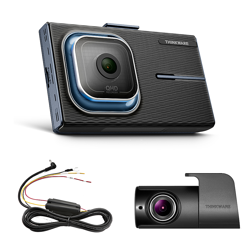 Angle View: myGEKOgear Orbit 132 1080p Wi-Fi Dash Cam with Blind Spot Mirrors and 8GB MicroSD Card