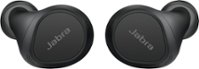 Jabra - Elite 7 Pro True Wireless Noise Canceling In-Ear Headphones - Black - Front_Zoom