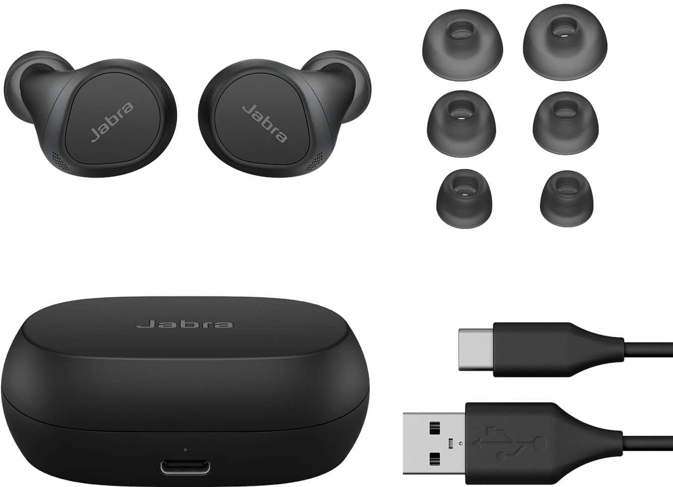 贅沢品 Jabra ELITE Earbud 7 PRO TITANIUM in BLACK Bluetooth イヤホン