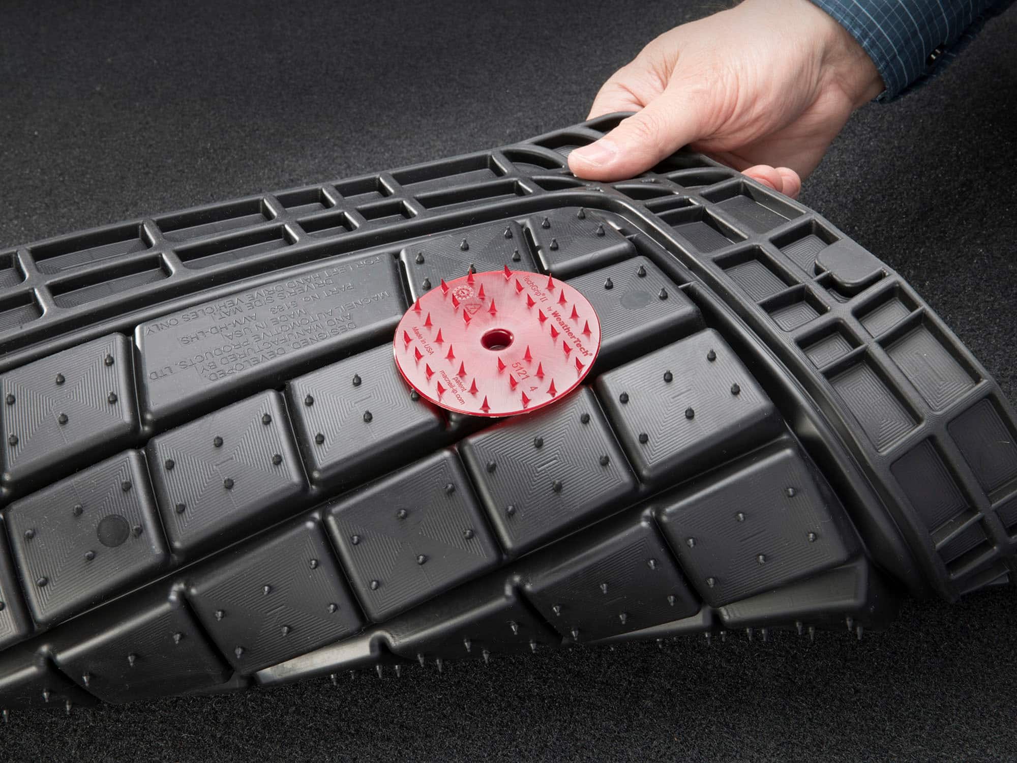 Alt View 14. WeatherTech - Trim-to-Fit 4-pc Heavy Duty Mat Set - Black.