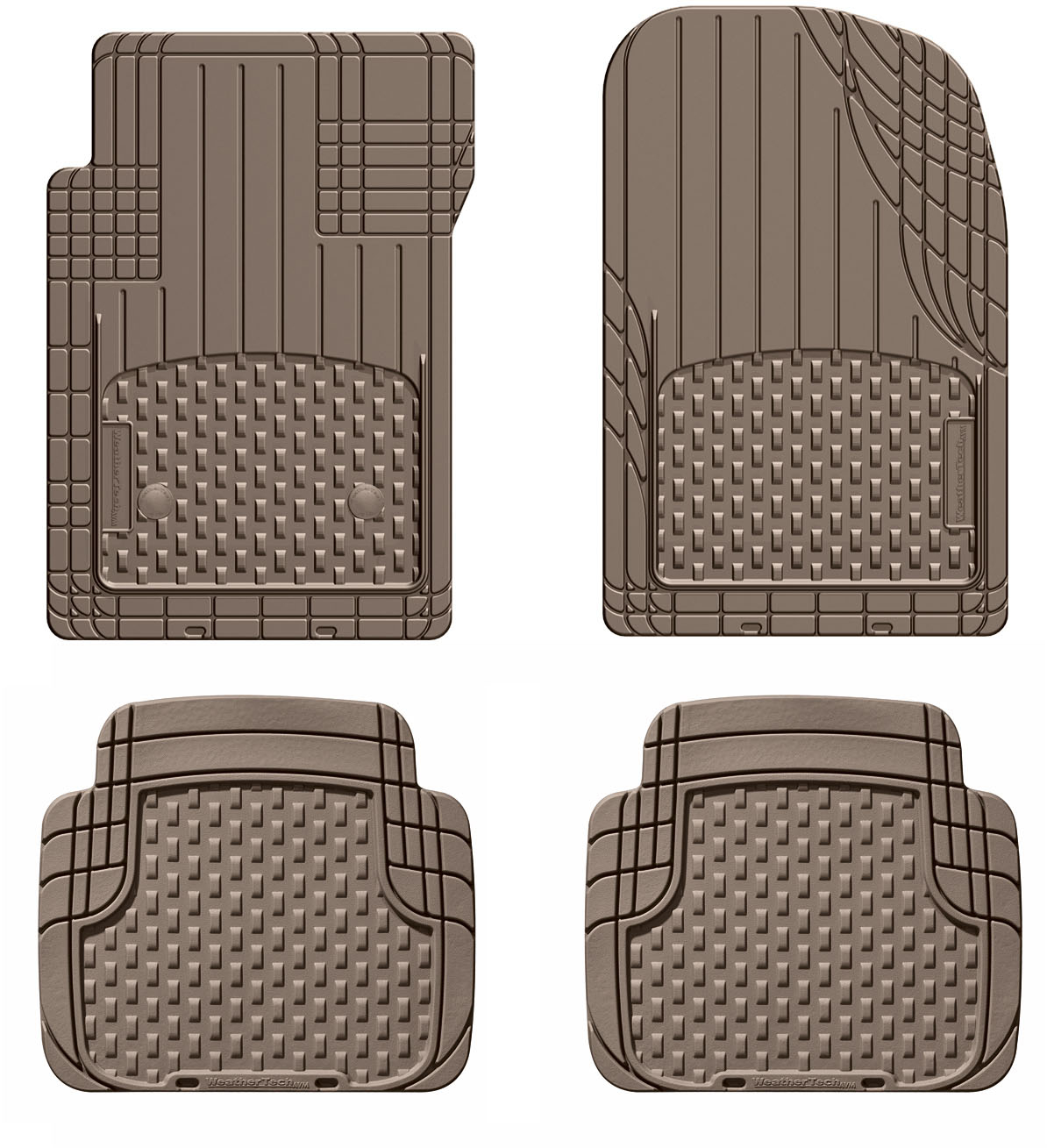 WeatherTech All-Vehicle Mats, Rubber Floor Mats, Auto Floor Mats, cut to  fit mats, universal fit floor mats