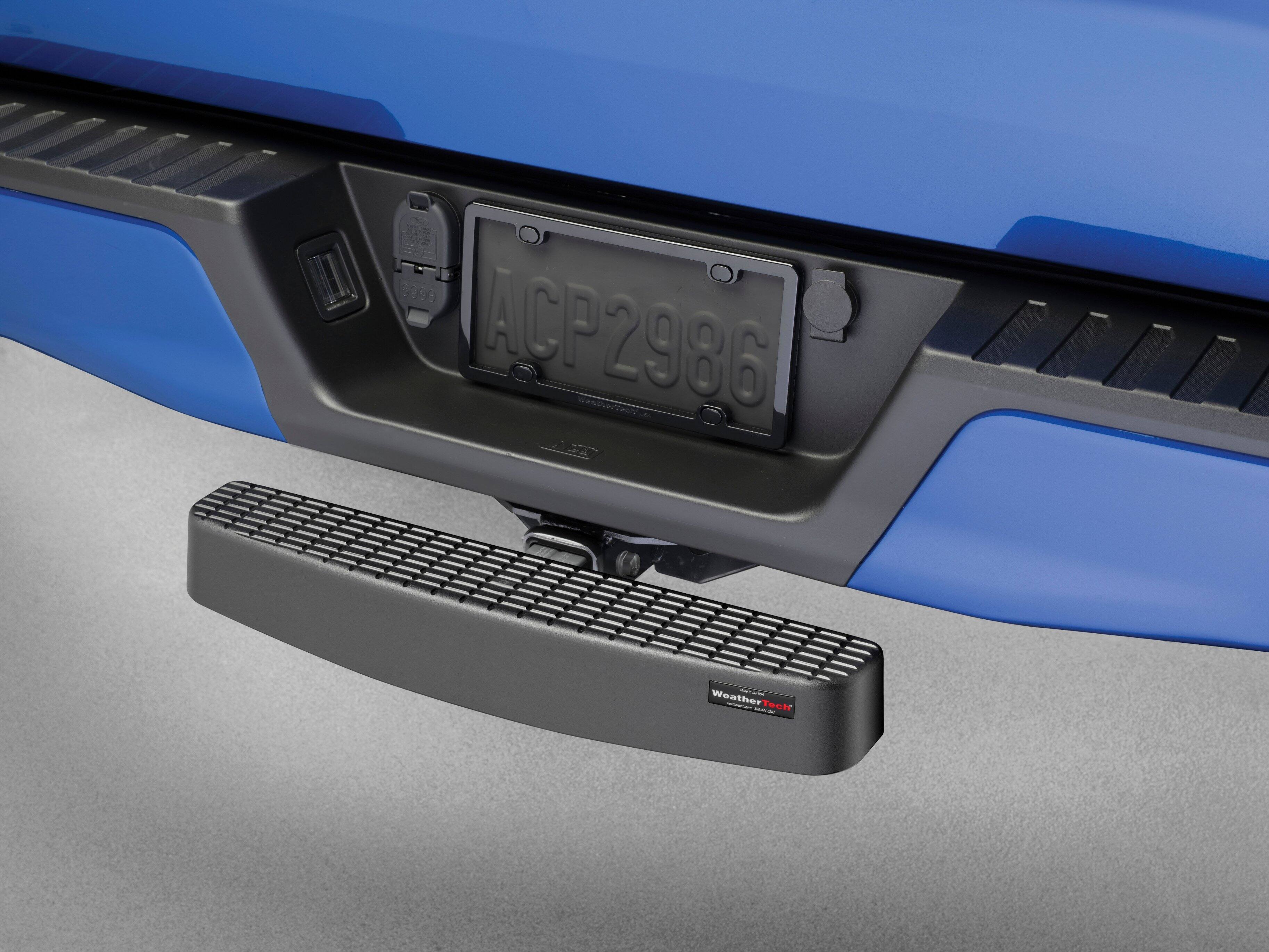 Angle. WeatherTech - Bump Step XL - Black.