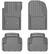 Alt View 11. WeatherTech - Trim-to-Fit 4-pc Mat Set - Gray.