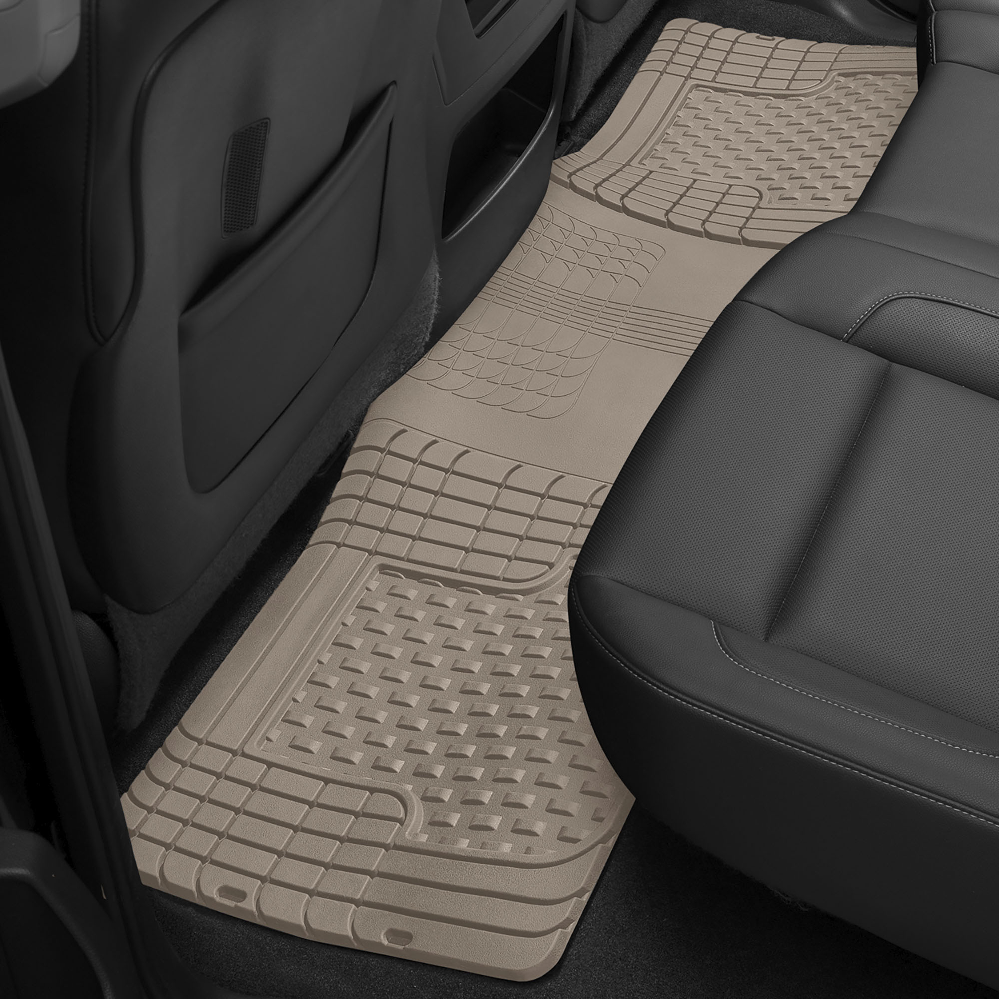 WeatherTech Black 56 in. x 16 in. Over The Hump Rubber Car Mat