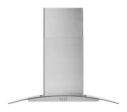 Whirlpool - 36 inches - Externally Vented & Convertible - Wall Range Hood - Stainless Steel - Front_Zoom