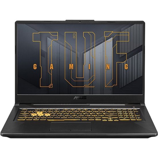 Front Zoom. ASUS - Gaming A17 TUF706 17.3" Gaming Laptop - Intel Core i7 - 16 GB Memory - NVIDIA Intel GeForce RTX 3050 Ti UHD Graphics - - Eclipse Gray.