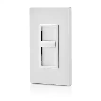 Alt View 1. Leviton - Decora Slide Universal Dimmer - White.