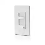 Alt View 1. Leviton - Decora SureSlide Dimmer - White.