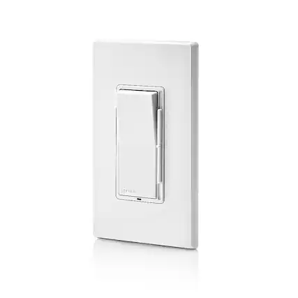 Alt View 1. Leviton - Decora Slide Dimmer Switch - Almond.