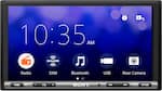 Front. Sony - 6.95" Android Auto and Apple CarPlay Bluetooth Digital Media Receiver - Black.