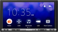 Sony - 6.95" Android Auto and Apple CarPlay Bluetooth Digital Media Receiver - Black - Front_Zoom