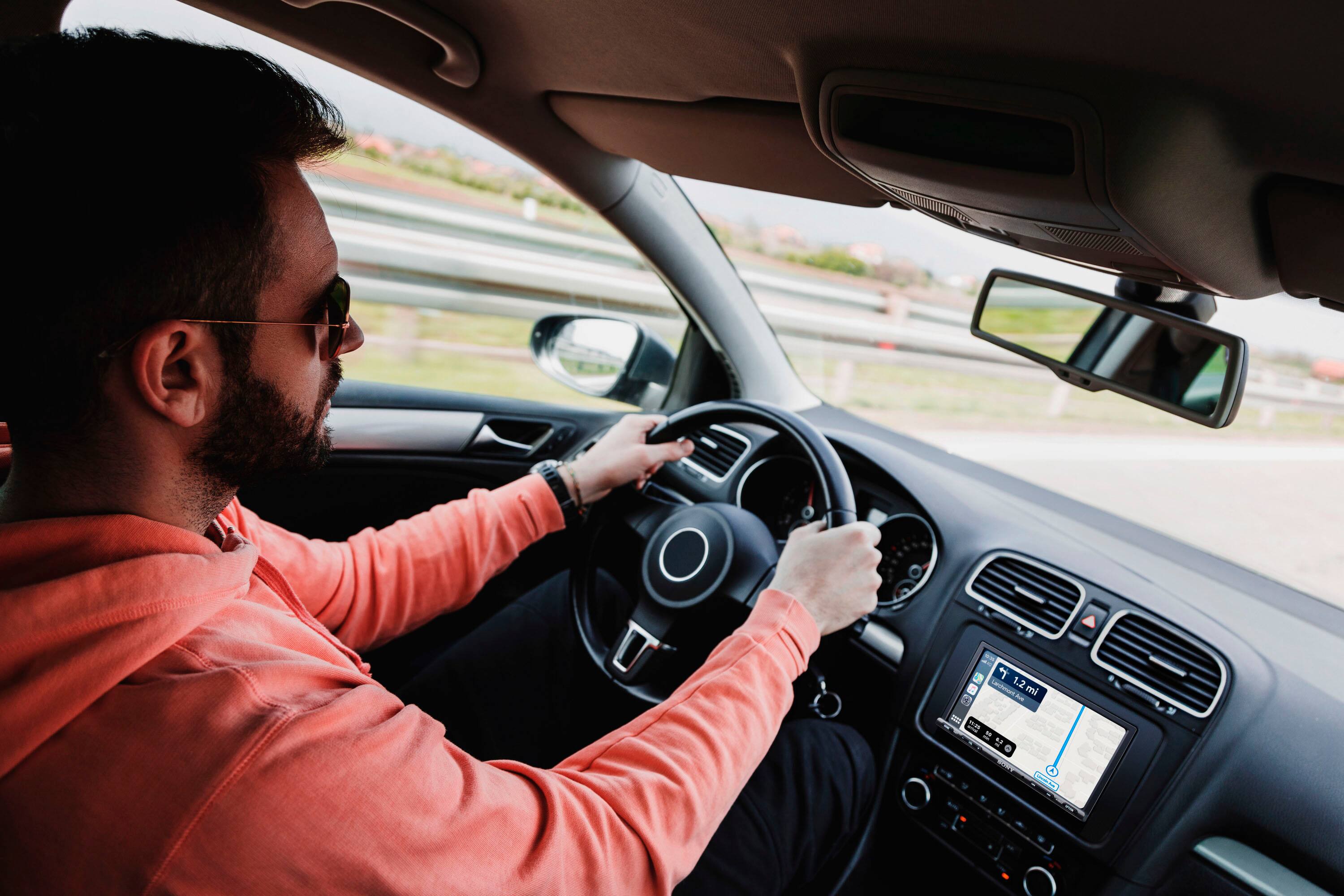 Alt View 15. Sony - 6.95" Android Auto and Apple CarPlay Bluetooth Digital Media Receiver - Black.