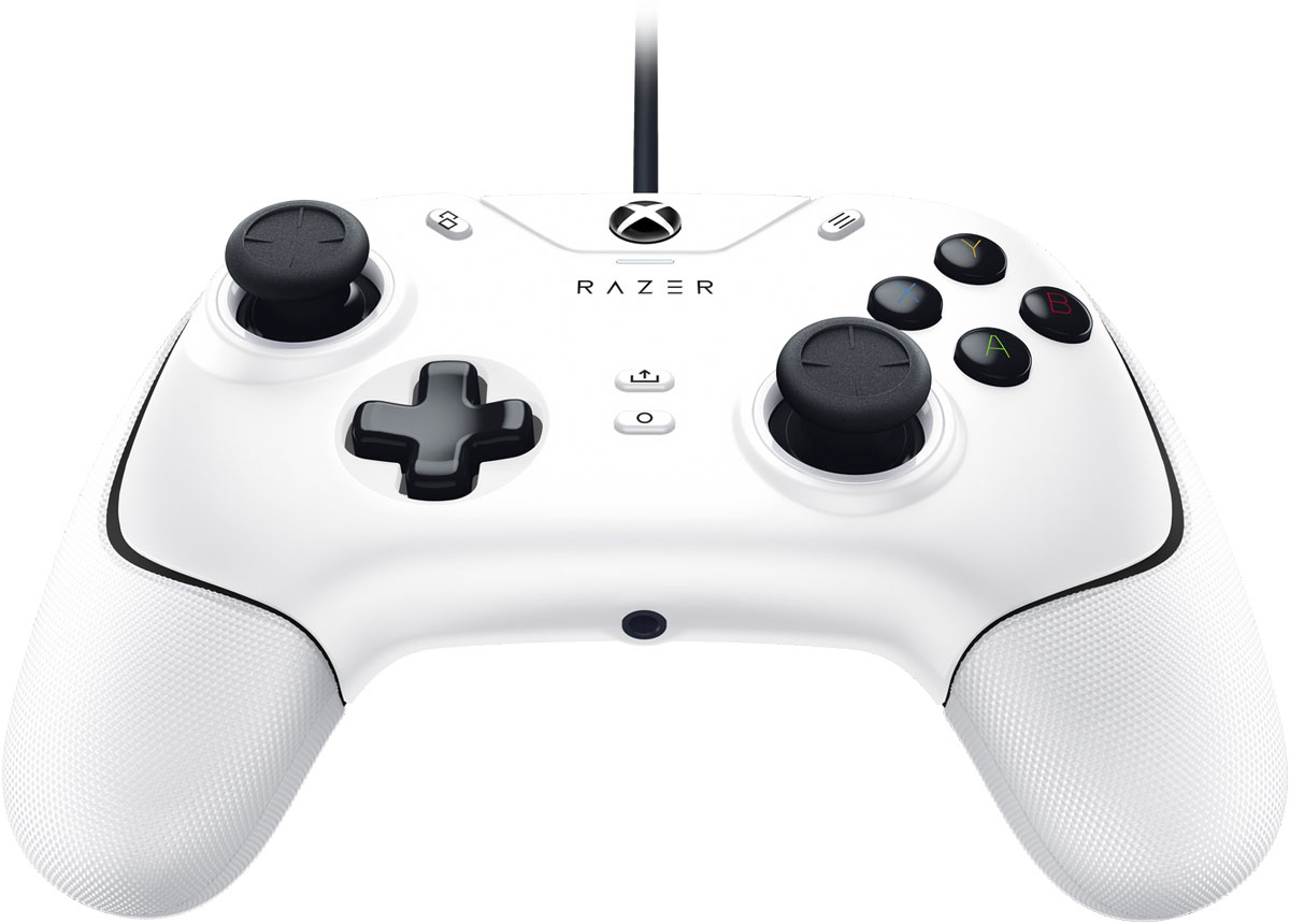 Razer - Wolverine V2 Wired Gaming Controller for Xbox Series X|S, Xbox One,  PC with Remappable Front-Facing Buttons - White