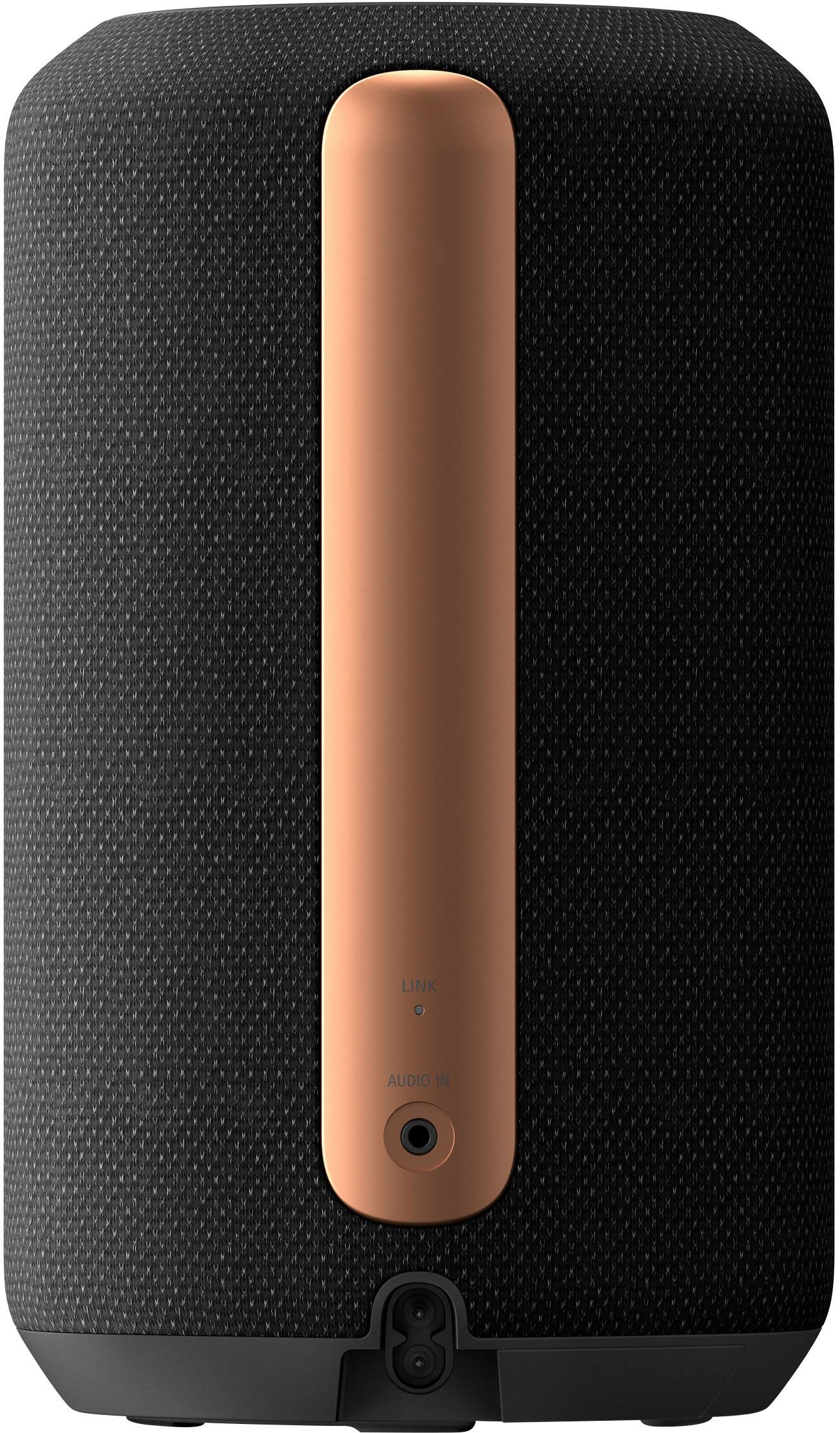 Back. Sony - SRSRA3000 Wi-Fi Enabled 360 Reality Audio Wireless Speaker - Black.