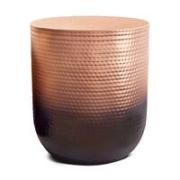 Simpli Home - Nova Metal Side Table - Copper Ombre - Front_Zoom
