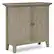 Front Zoom. Simpli Home - Redmond Low Storage Cabinet - Distressed Grey.