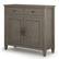 Angle Zoom. Simpli Home - Connaught solid wood 40 inch Wide Traditional Entryway Storage Cabinet - Farmhouse Grey.