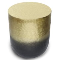Simpli Home - Nova Metal Side Table - Gold Ombre - Front_Zoom
