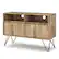 Angle. Simpli Home - Hunter solid mango wood 42 inch Wide Industrial TV Media Stand For TVs up to 43 inches - Natural.