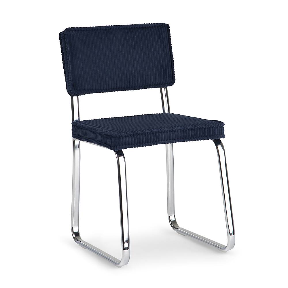 Angle View: Simpli Home - Jenkins Dining Chair - Navy Blue