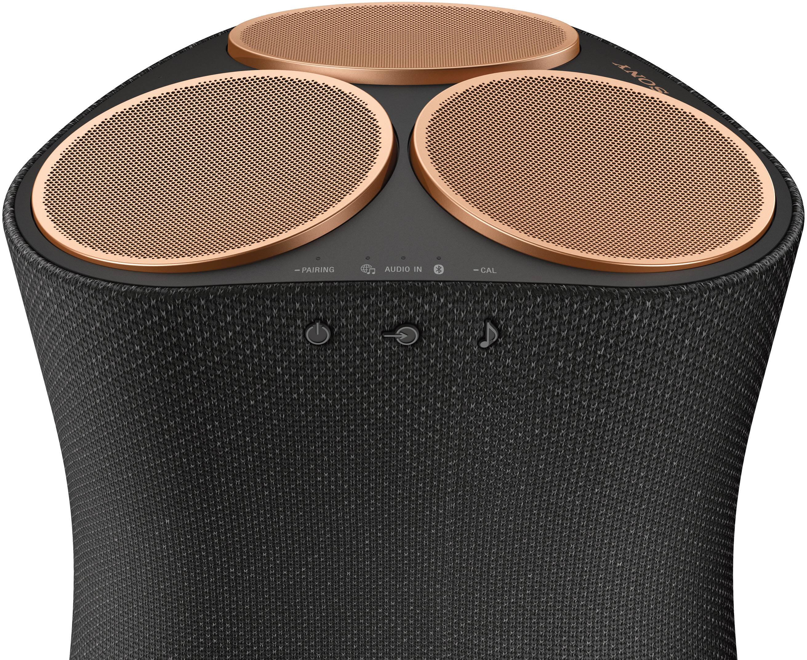 Alt View 12. Sony - SRSRA5000 Wi-Fi Enabled 360 Reality Audio Wireless Speaker - Black.