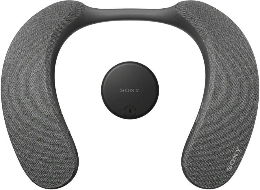 Alt View 12. Sony - SRSNS7 Wireless Neckband Speaker - Black.