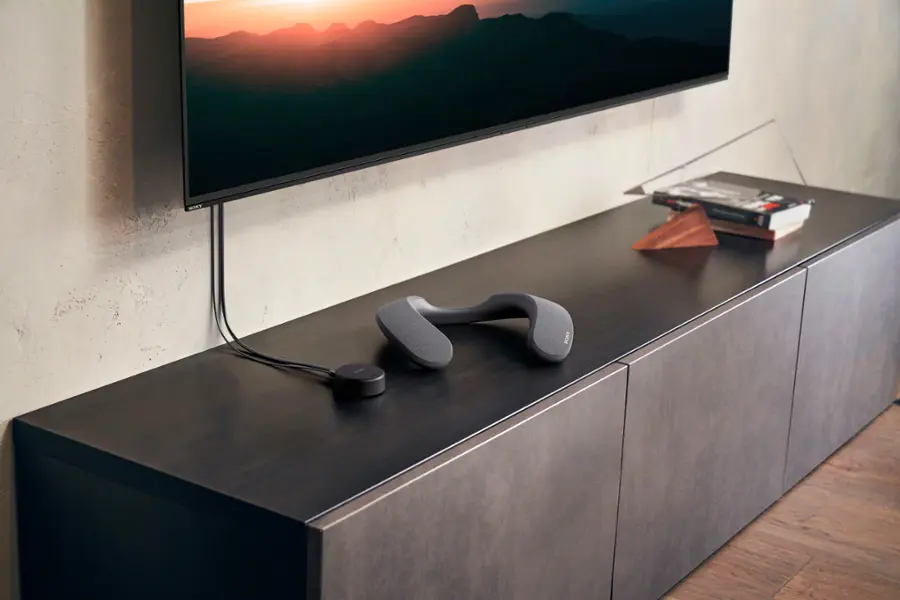 Alt View 15. Sony - SRSNS7 Wireless Neckband Speaker - Black.