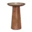 Front. Simpli Home - Dayton Wooden Accent Table - Light Cognac.