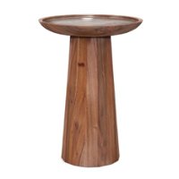 Simpli Home - Dayton Wooden Accent Table - Light Cognac - Front_Zoom