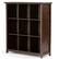 Angle. Simpli Home - Acadian 9 Cube Bookcase and Storage Unit - Brunette Brown.