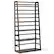 Front. Simpli Home - Acadian Wide Ladder Shelf Bookcase - Brunette Brown.