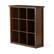 Angle. Simpli Home - Artisan 9 Cube Bookcase and Storage Unit - Russet Brown.