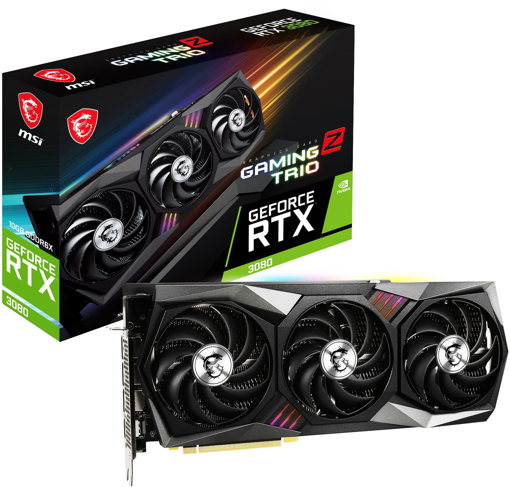 MSI NVIDIA GeForce RTX 3080 GAMING Z TRIO 10G  - Best Buy