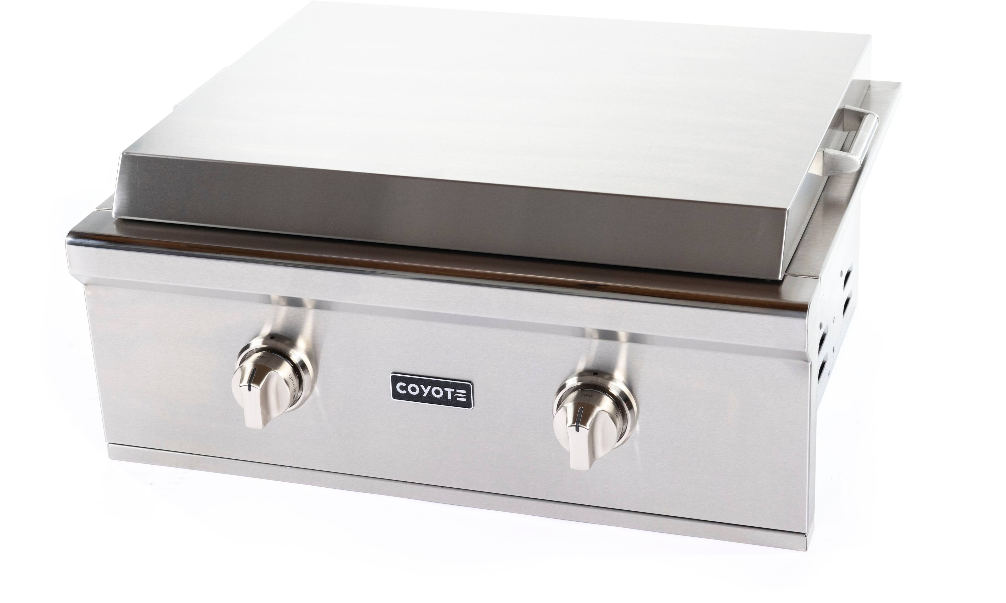 Coyote Outdoor Living - Flat Top Gas Grill - Stainless Steel - Angle_Zoom