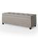 Angle Zoom. Simpli Home - Hamilton Storage Ottoman - Distressed Grey.