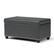 Angle. Simpli Home - Amelia Storage Ottoman Bench - Stone Grey.