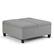 Front. Simpli Home - Ellis Coffee Table Storage Ottoman - Dove Grey.