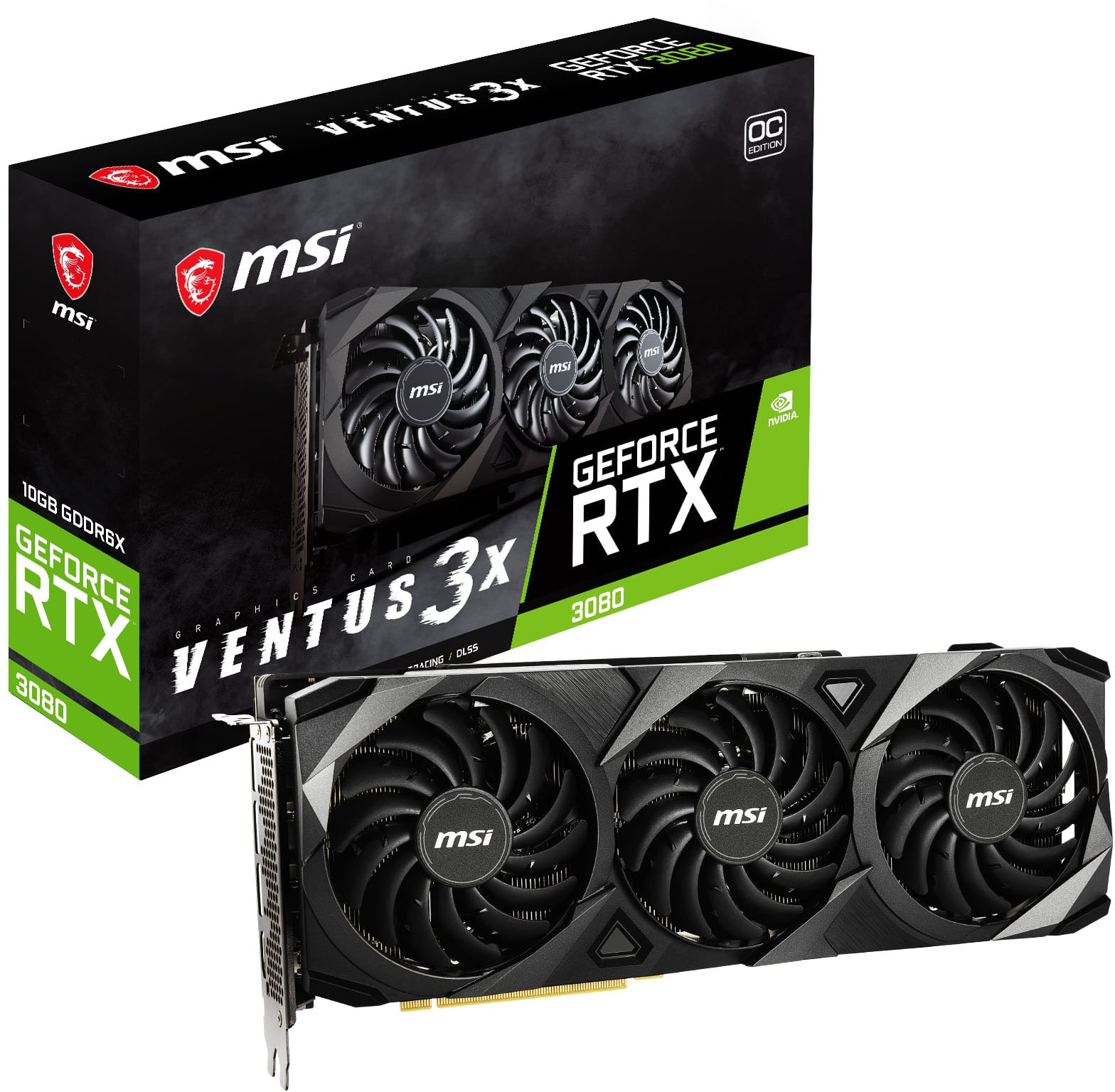 MSI NVIDIA GeForce RTX 3080 VENTUS 3X PLUS 10G  - Best Buy