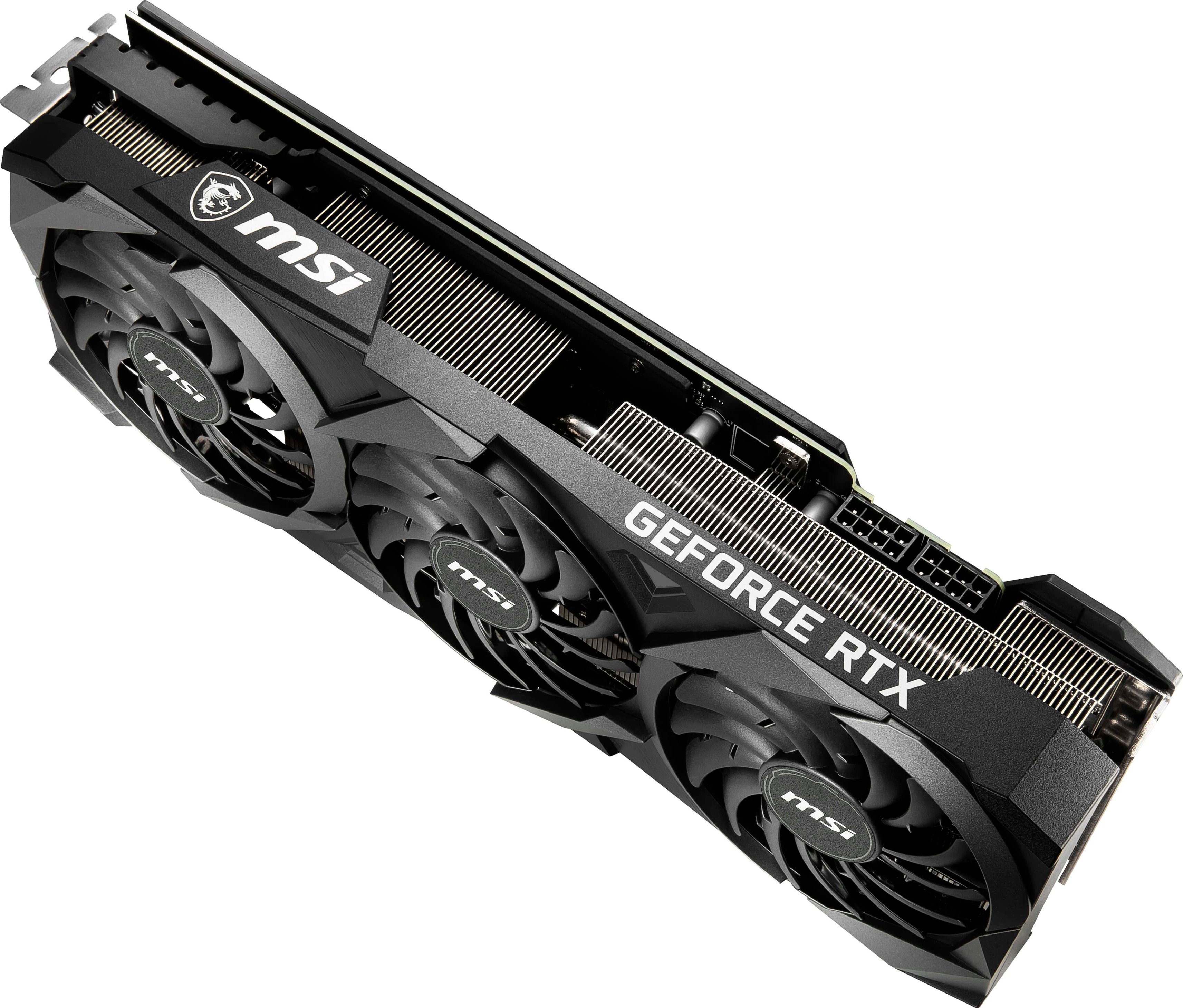 Best Buy: MSI NVIDIA GeForce RTX  VENTUS 3X PLUS G OC LHR  GB  GDDR6X PCI Express 4.0 Graphic Card Black RTX  VENTUS3XPLUS GOCLHR