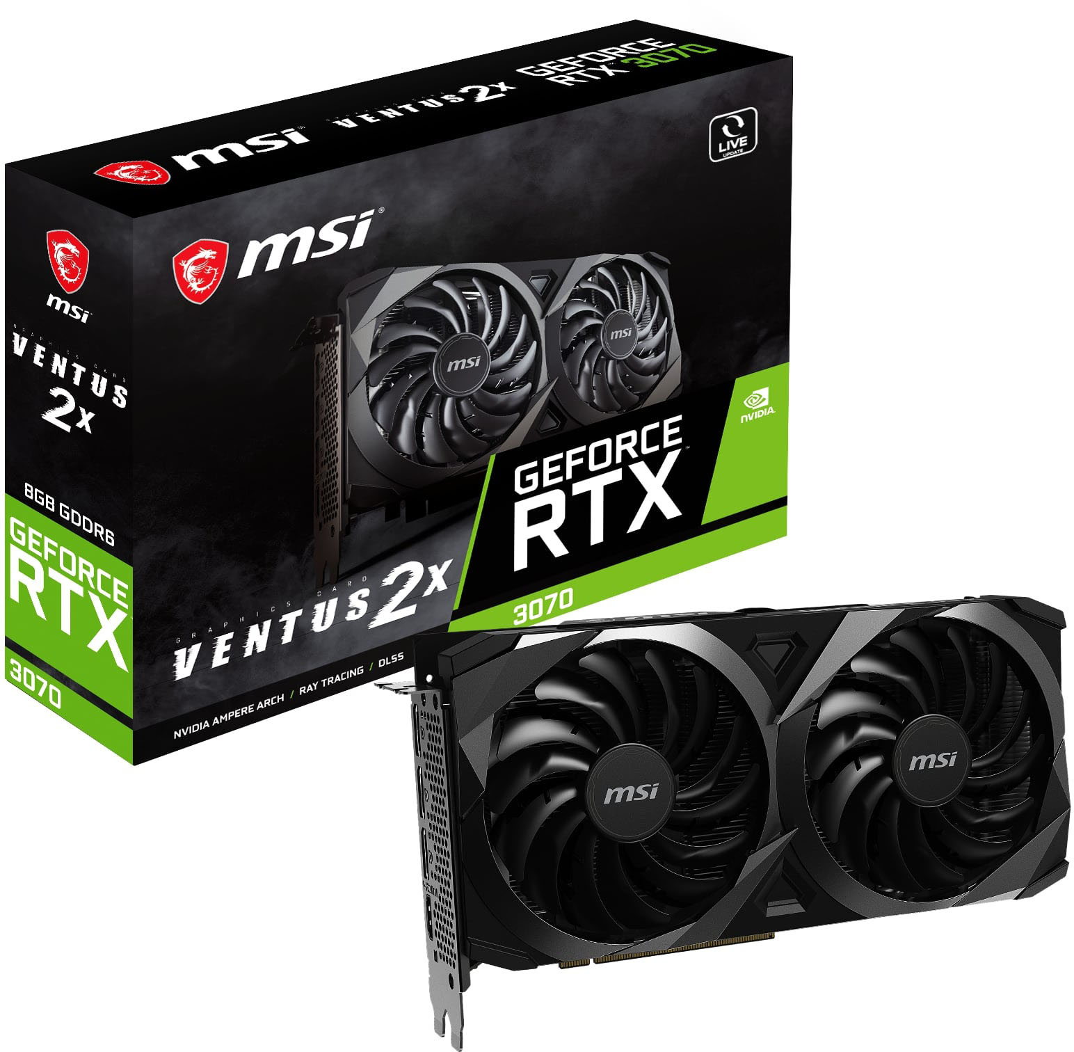 MSI NVIDIA GeForce RTX 3070 VENTUS 2X 8G OC LHR  - Best Buy