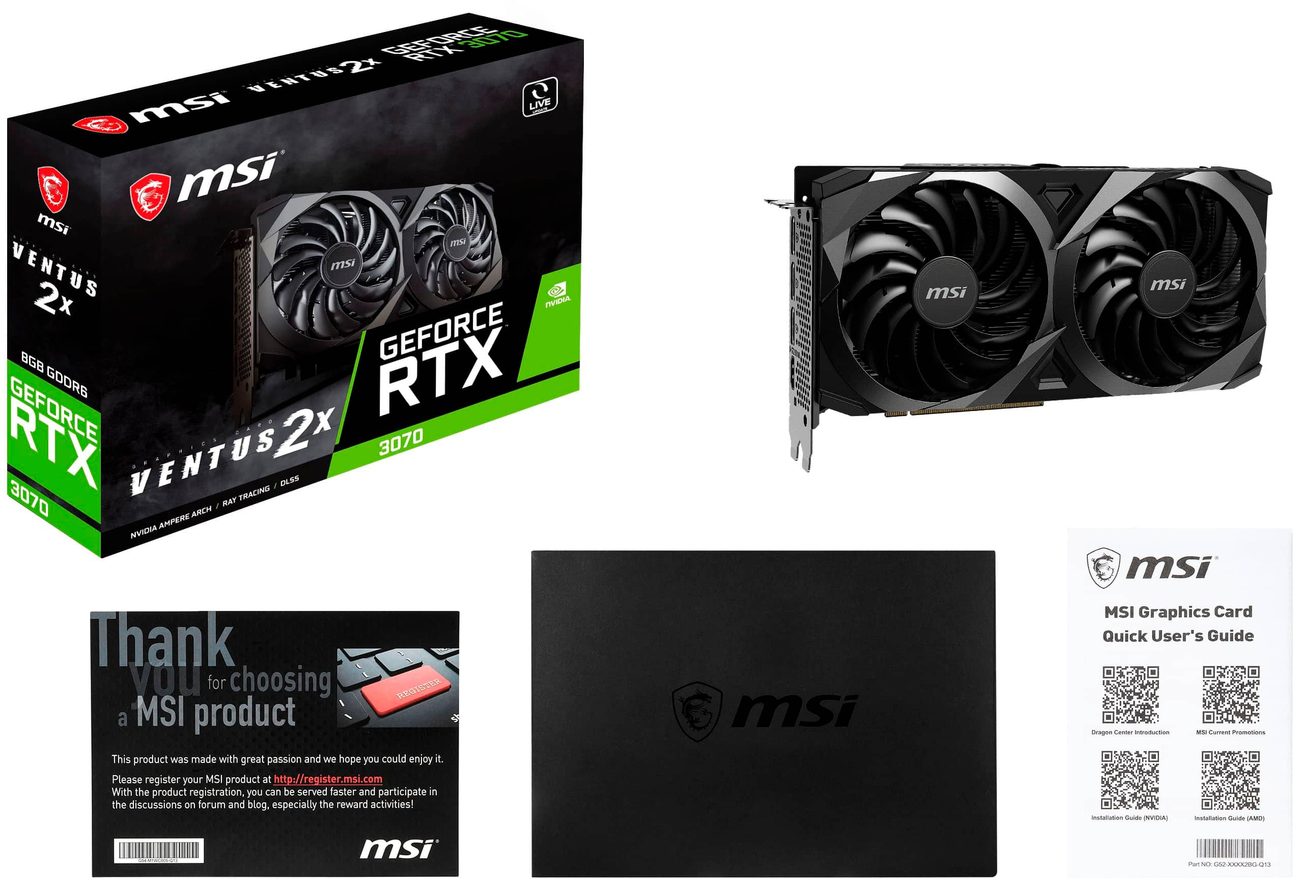 Best Buy: MSI NVIDIA GeForce RTX 3070 VENTUS 2X 8G OC LHR 8GB ...