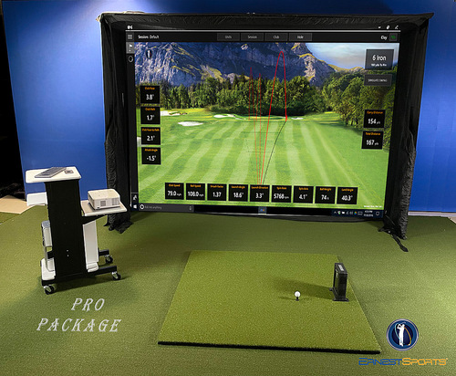 Ernest Sports - Golf Simulator Bundle, PRO Package
