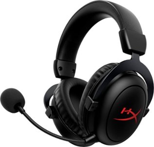 HyperX - Cloud Core Wireless DTS Headphone:X Gaming Headset for PC - Black