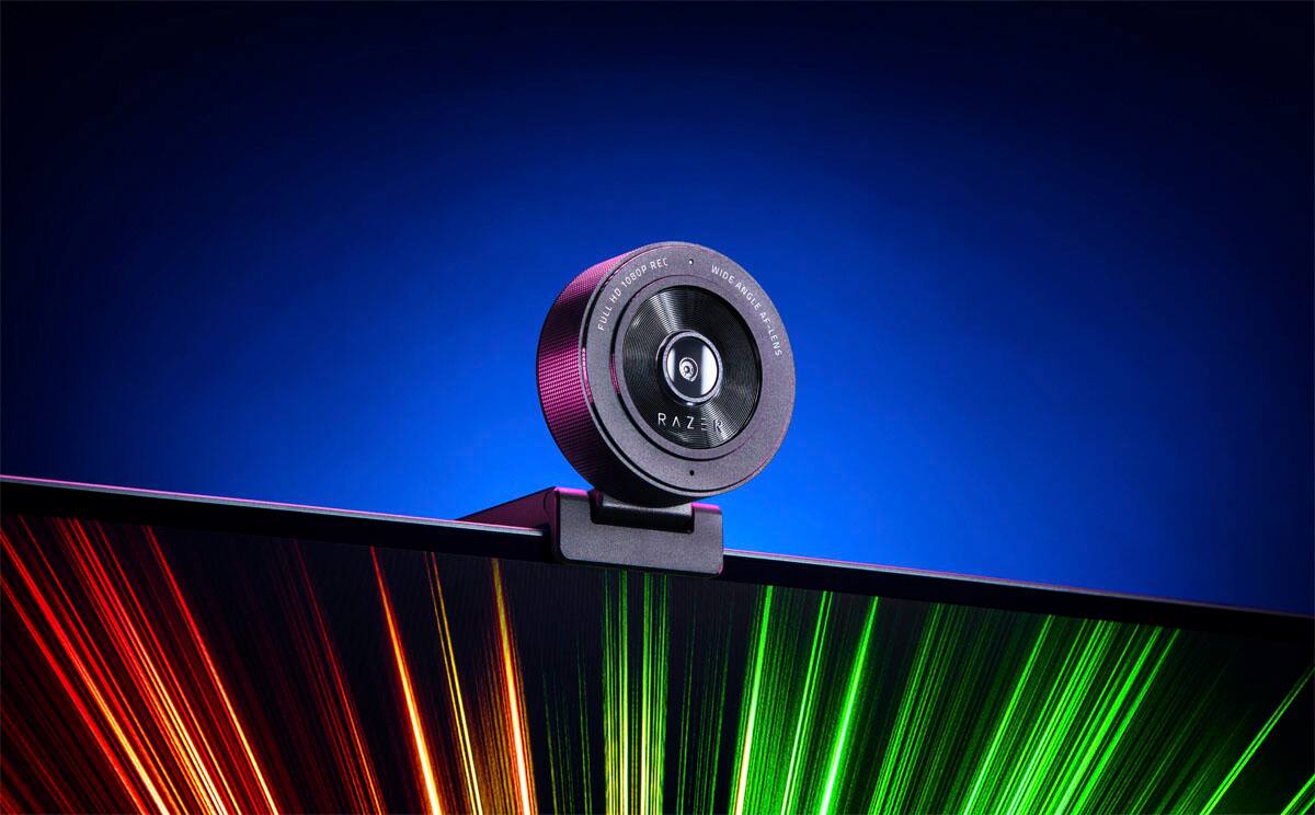Zoom in on Alt View Zoom 13. Razer - Kiyo X 1902 x 1080 Webcam with Full HD Streaming - Black.